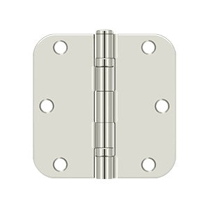 Deltana 3-1/2" x 3-1/2" x 5/8" Radius Hinge, Ball Bearing