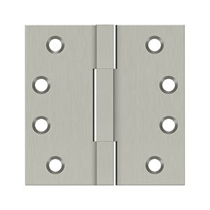 Deltana 4"x 4" Solid Brass Square Knuckle Hinges