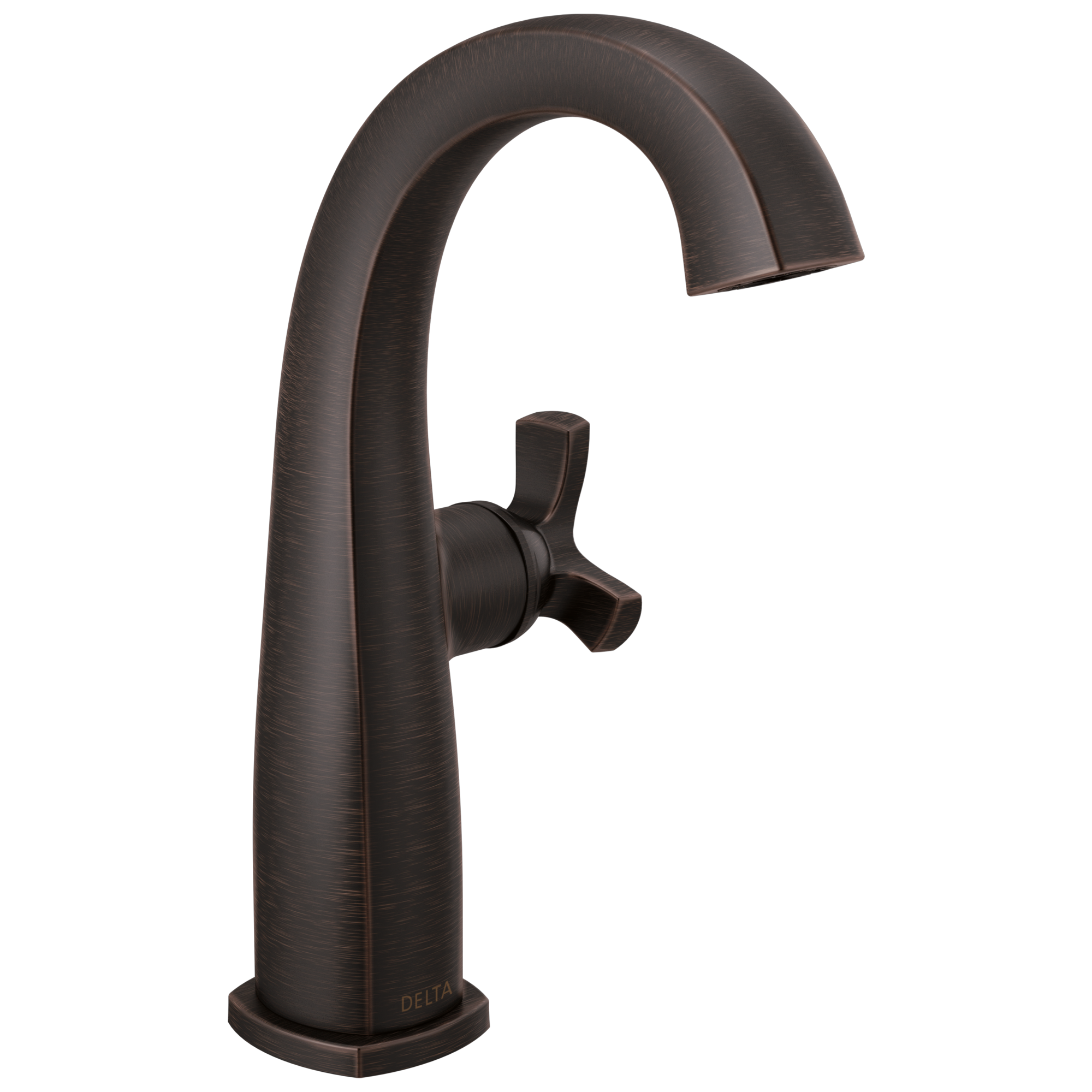 Delta Stryke Single Handle Mid-Height Bathroom Faucet by Delta