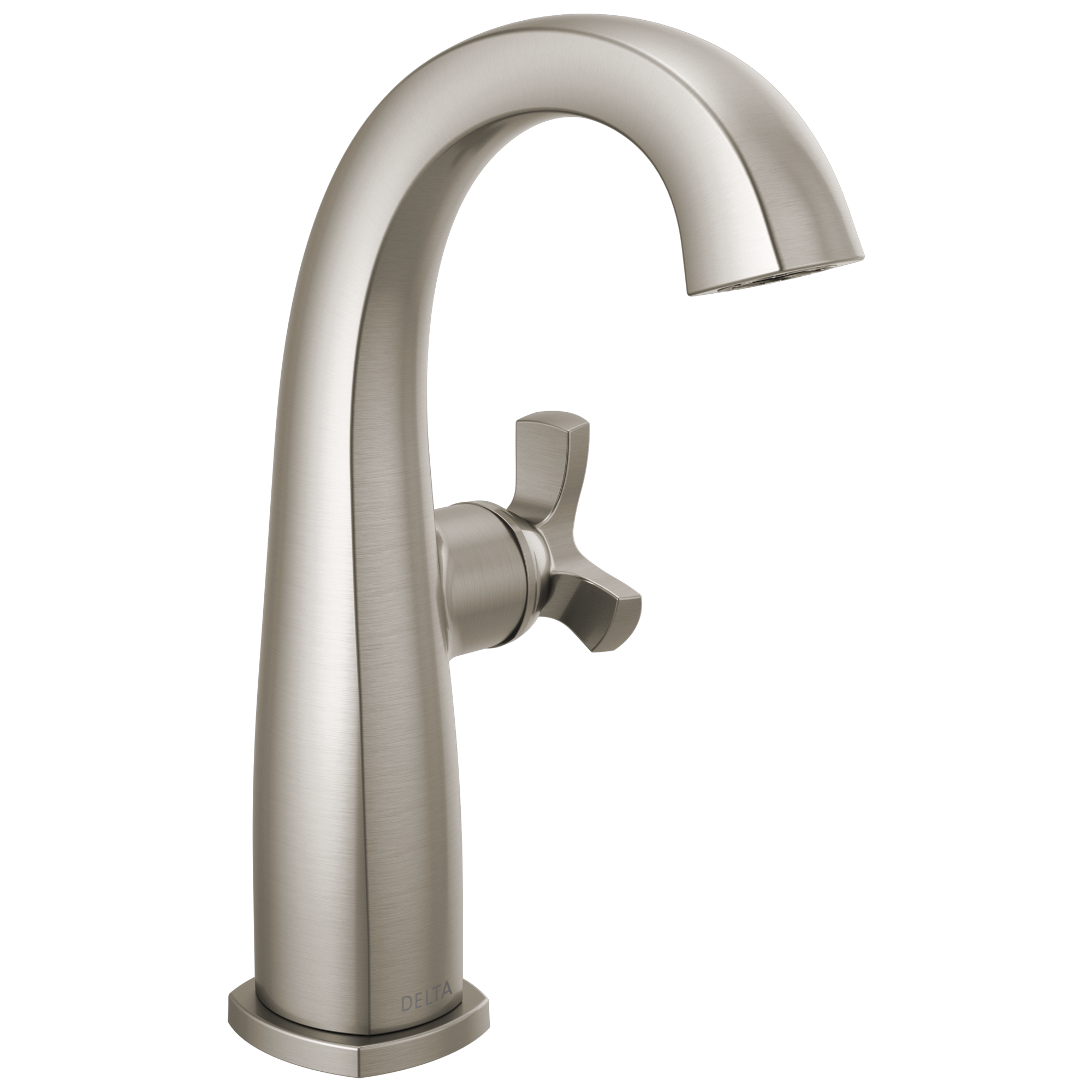 Delta Stryke Single Handle Mid-Height Bathroom Faucet by Delta