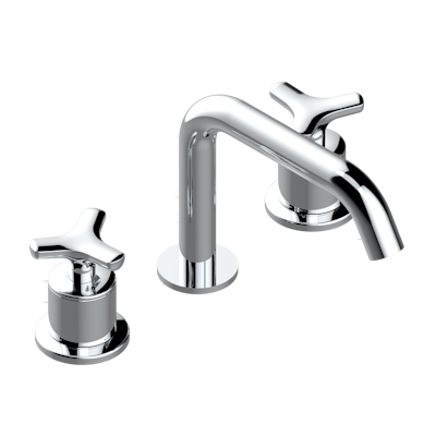 chrome polished faucet