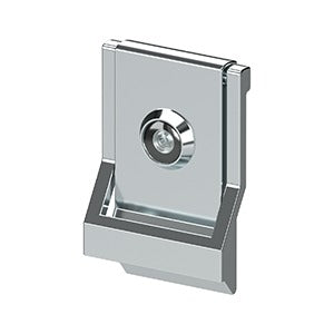 polished chrome door knocker