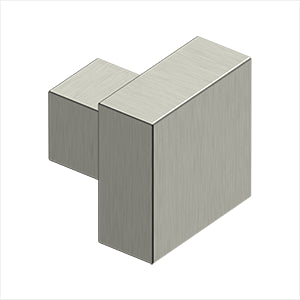 Deltana 1-1/4" X 1-1/4" Solid Brass Modern Square Knob