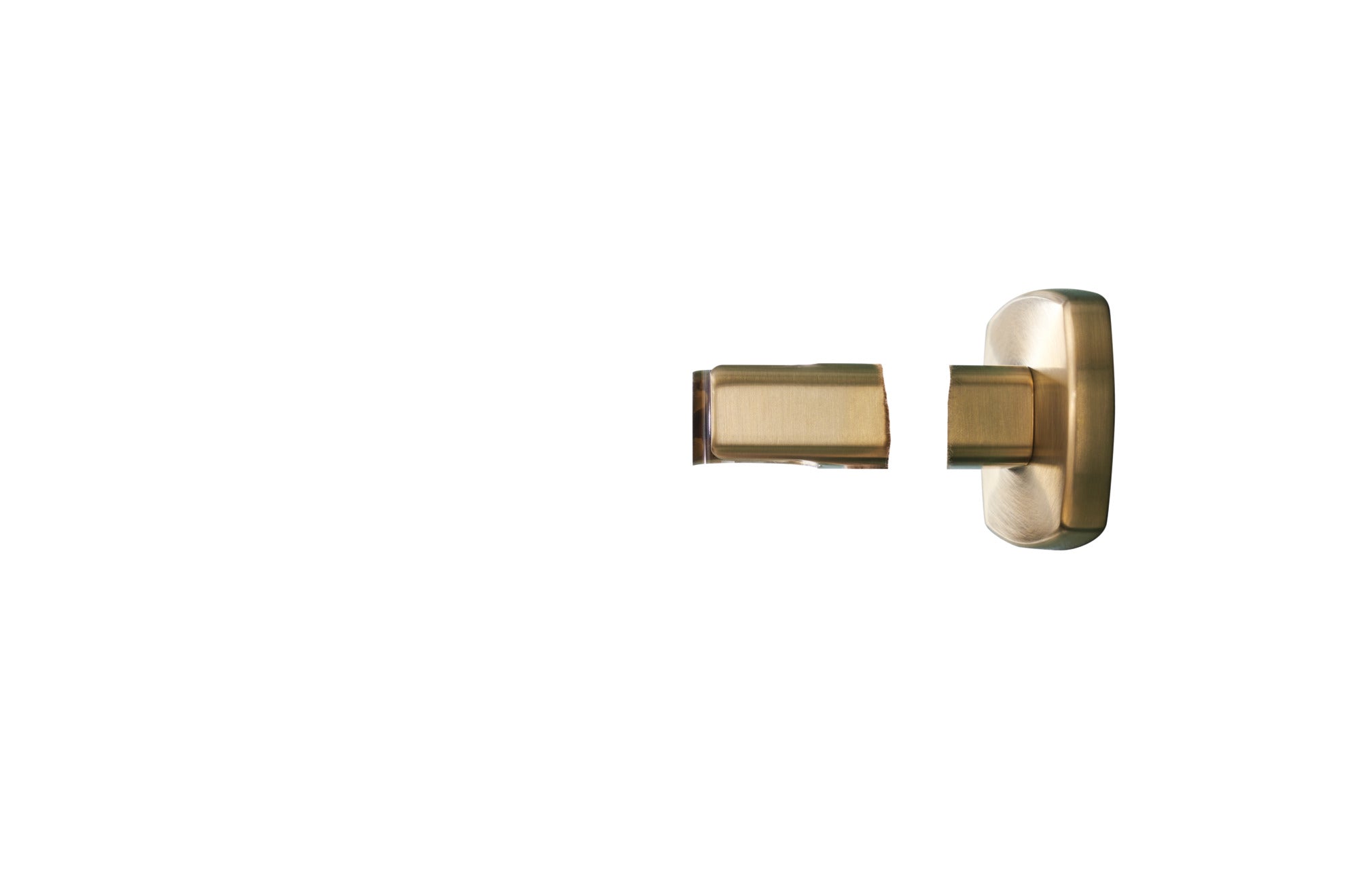 luxe gold / clear acrylic robe hook