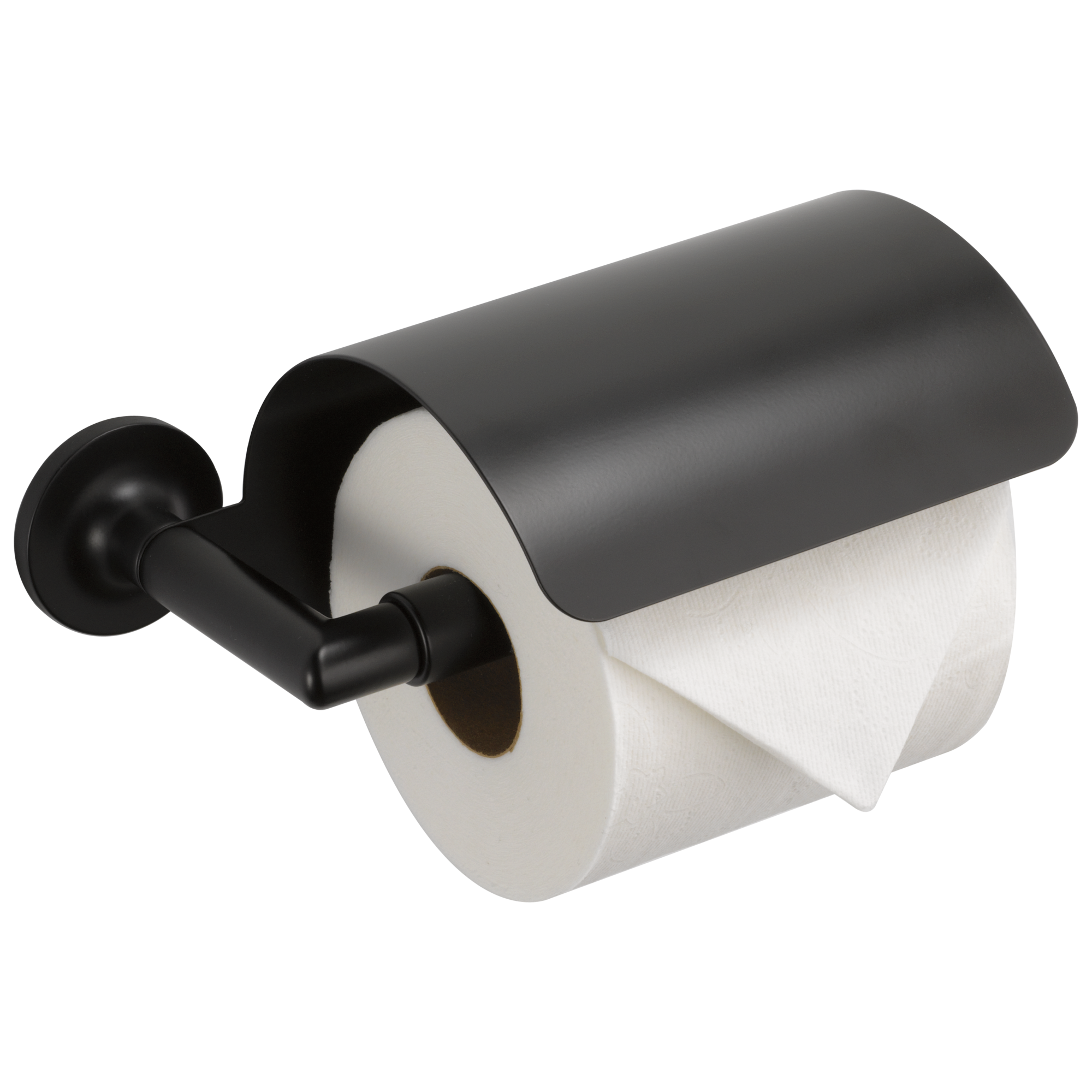 matte black tissue holder