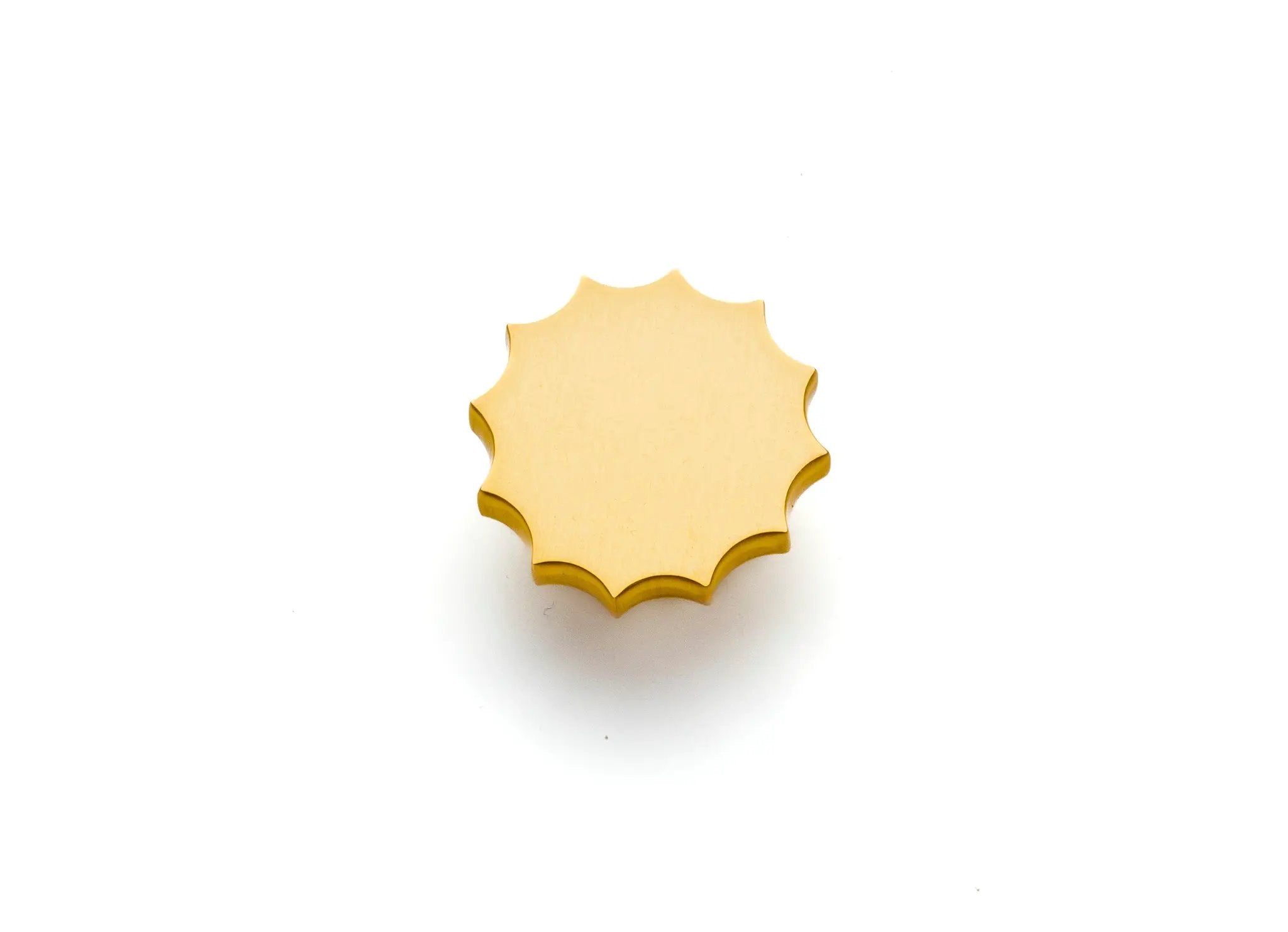 satin brass knob