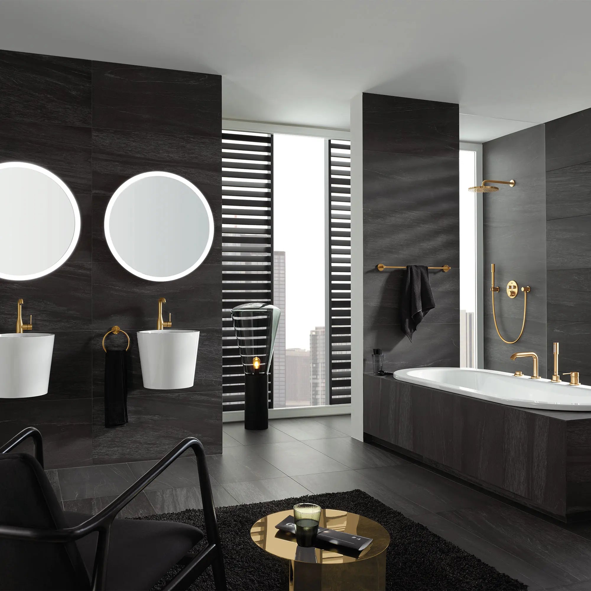 brushed cool sunrise towel bar