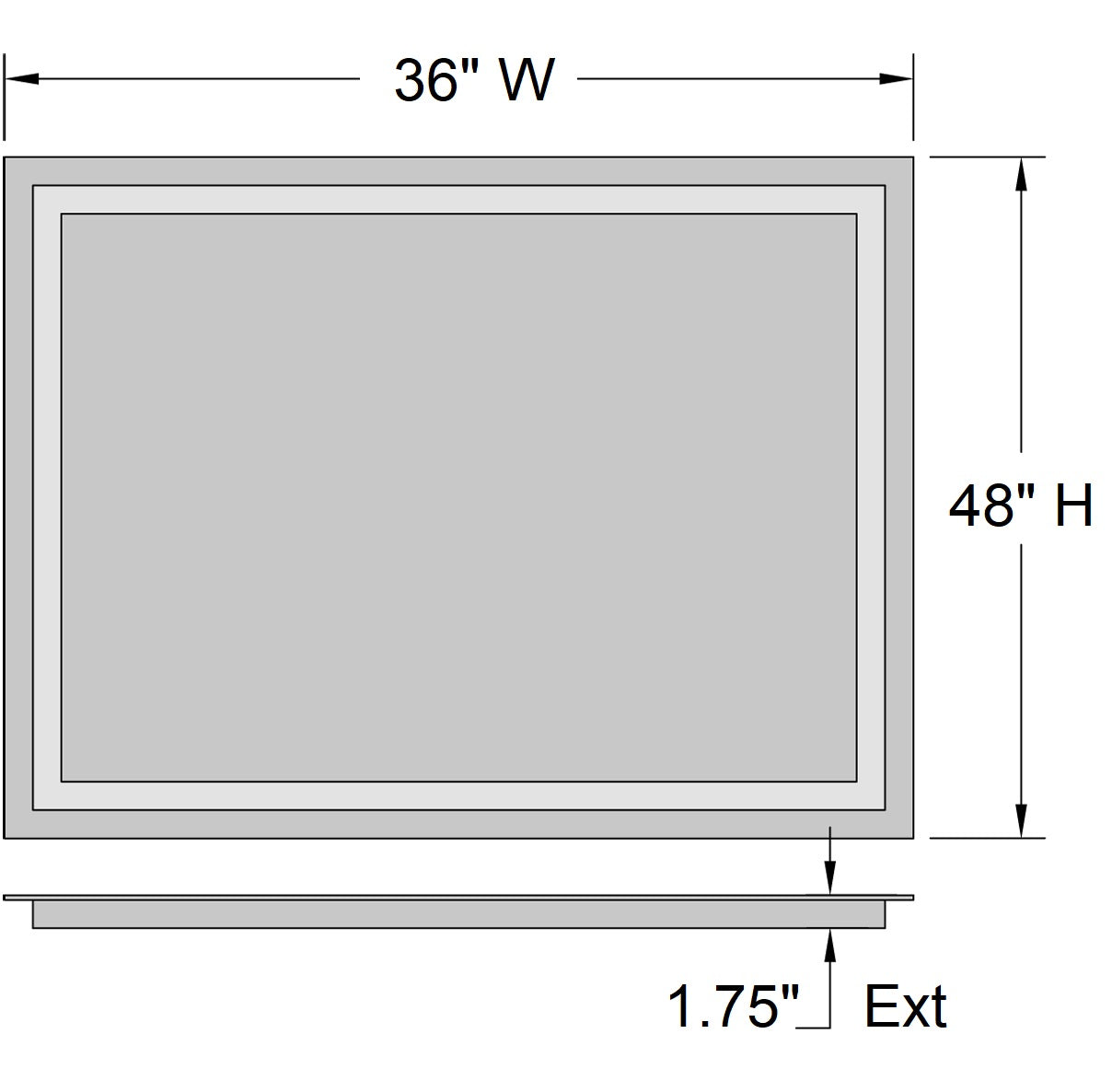 led mirror