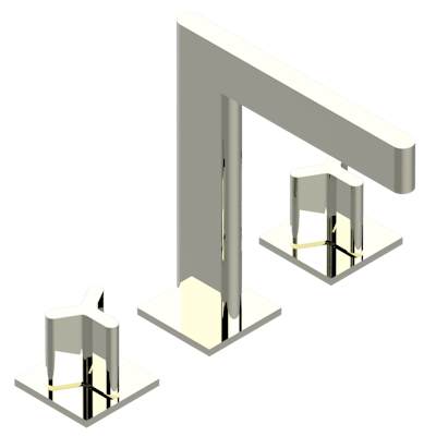 THG Paris Icon-X Widespread Lavatory Set with Drain