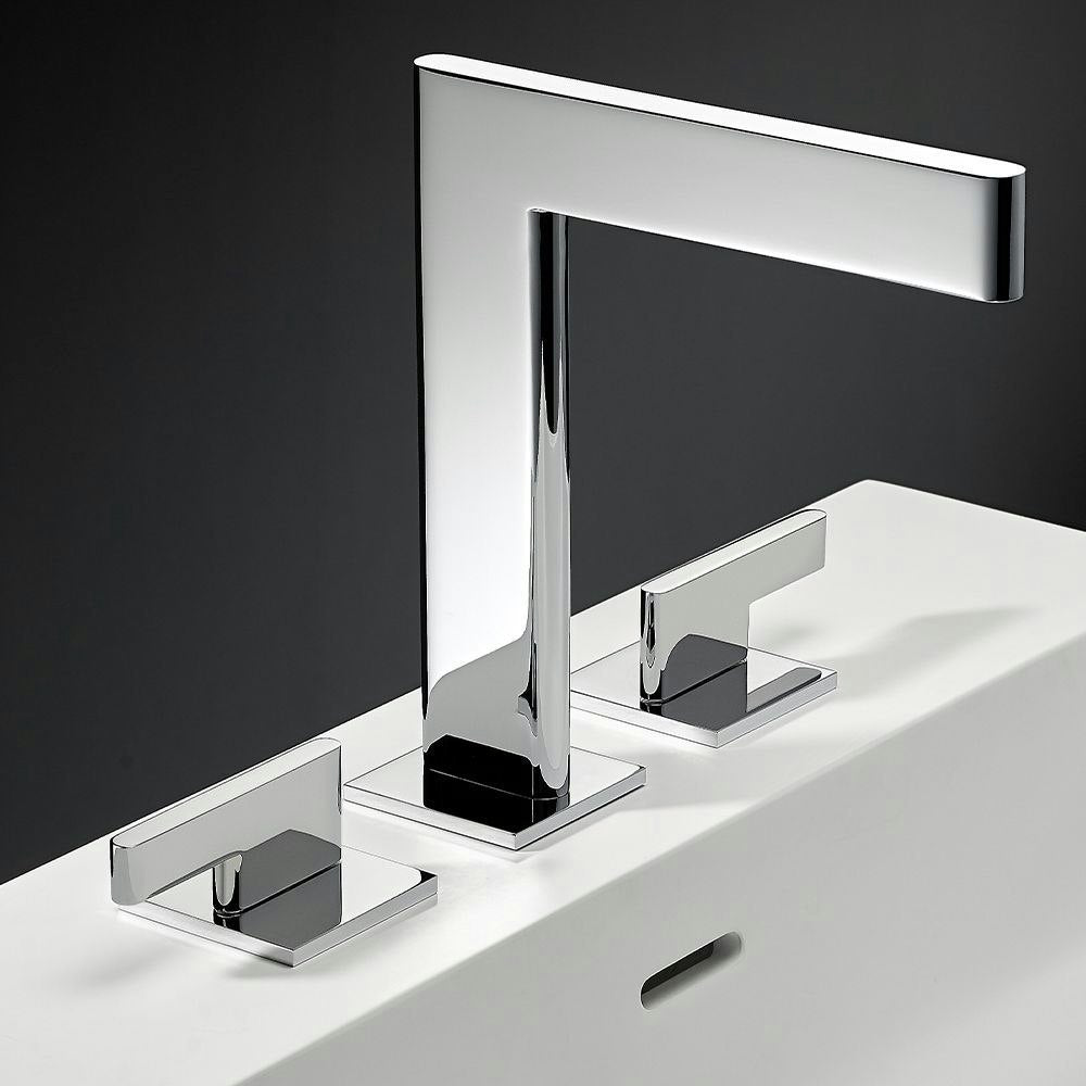 chrome polished faucet