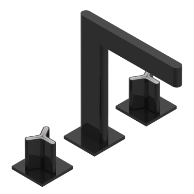 THG Paris Icon-X Titanium Widespread Lavatory Set with Drain