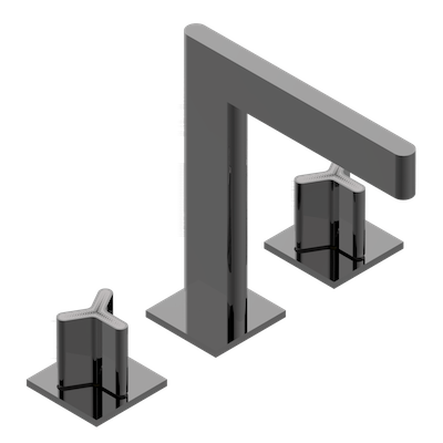 THG Paris Icon-X Titanium Widespread Lavatory Set with Drain