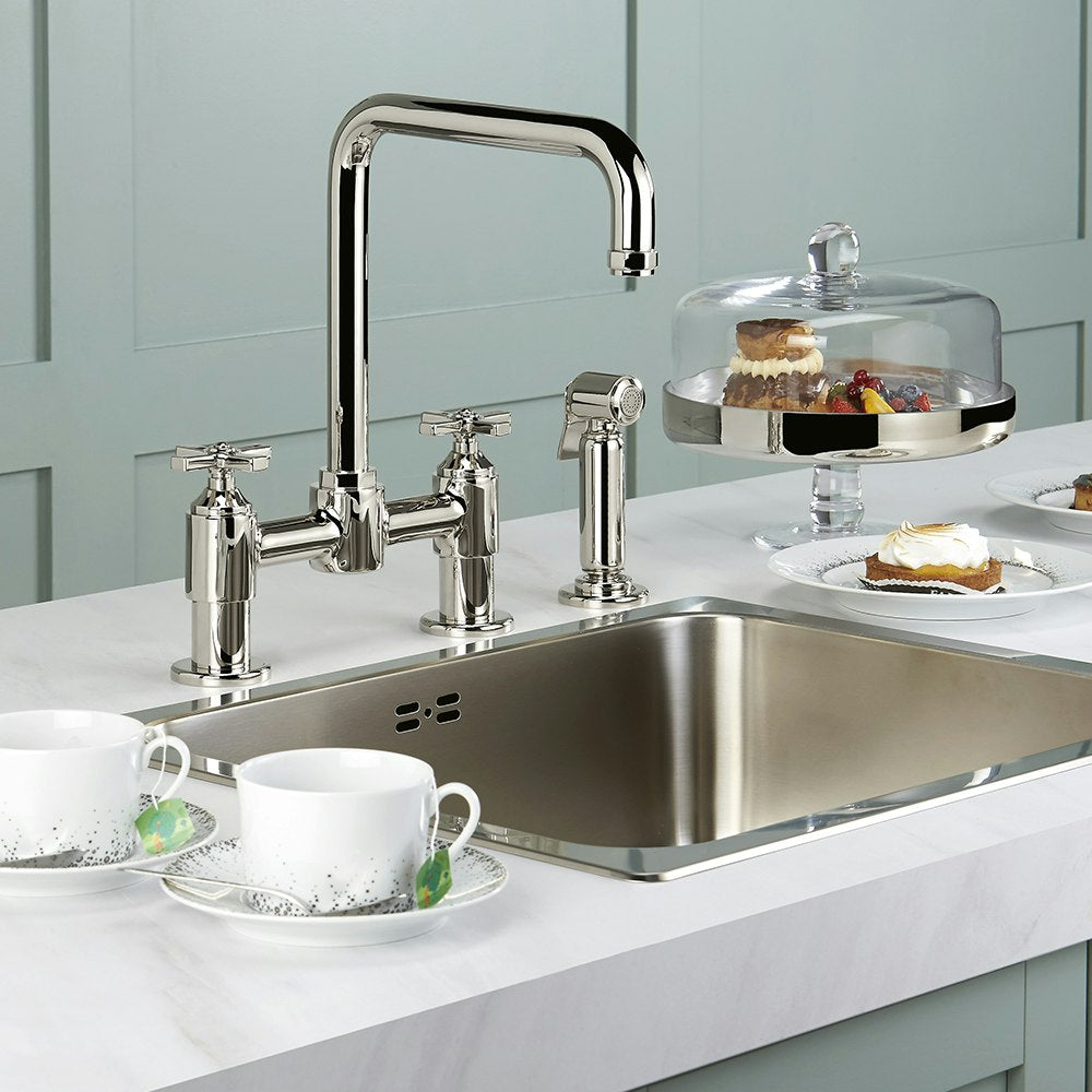 nickel polished faucet