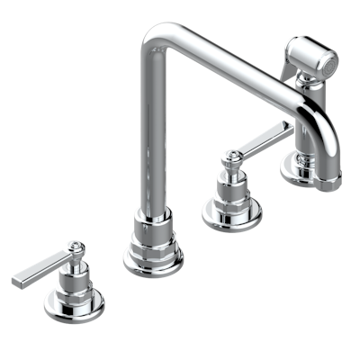 chrome polished faucet