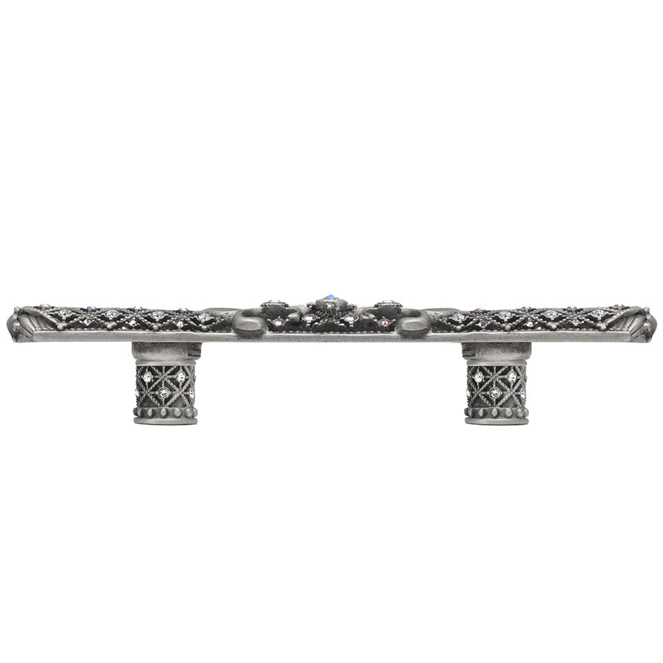 Carpe Diem Versailles Small Pull Fleur De Lys - Decorated with Swarovski Crystals