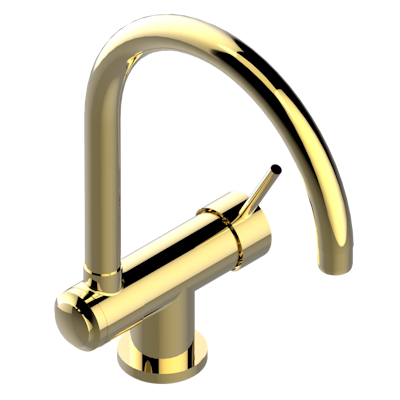 THG Paris Tendance Single Hole Kitchen Faucet with Movable Spout For Window Opening