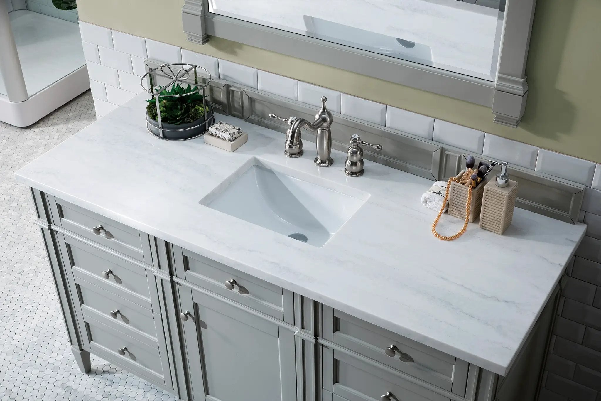 urban gray vanity