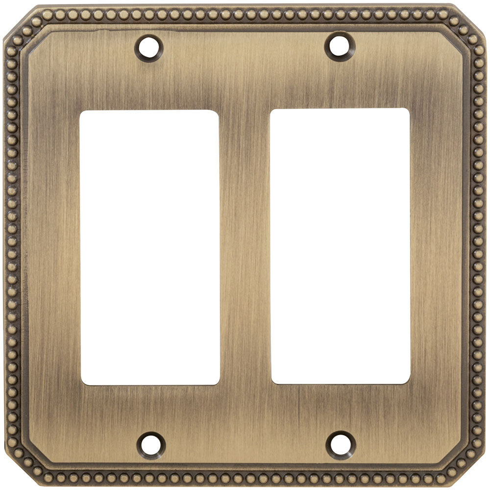 lacquered shaded bronze switchplate