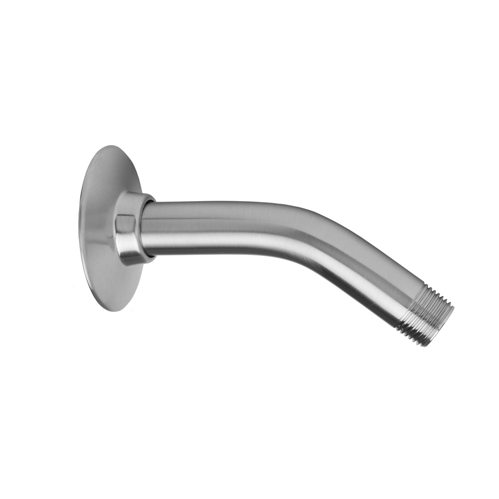 polished chrome shower arm