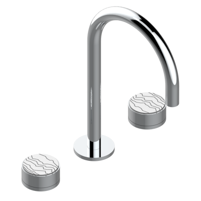 chrome polished faucet