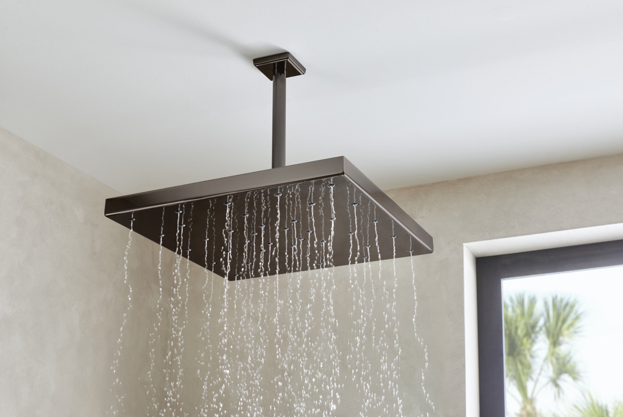 brilliance black onyx shower head