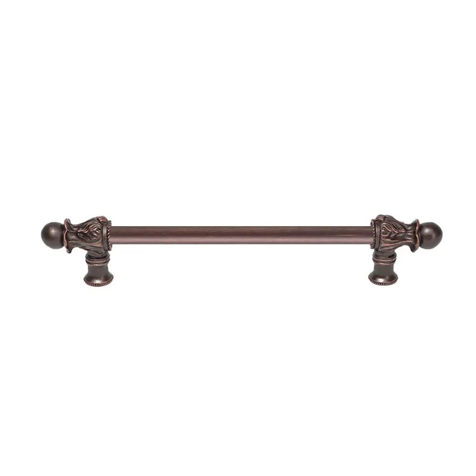 Carpe Diem Acanthus II Romanesque Style Long Pull - 1/2" Smooth Bar by Carpe Diem