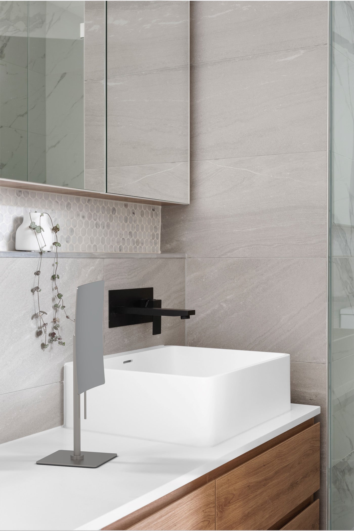 brushed nickel makeup mirror