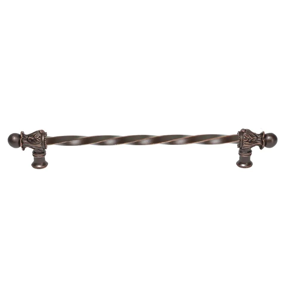 Carpe Diem Acanthus II Romanesque Style Long Pull - 1/2" Twist Bar by Carpe Diem