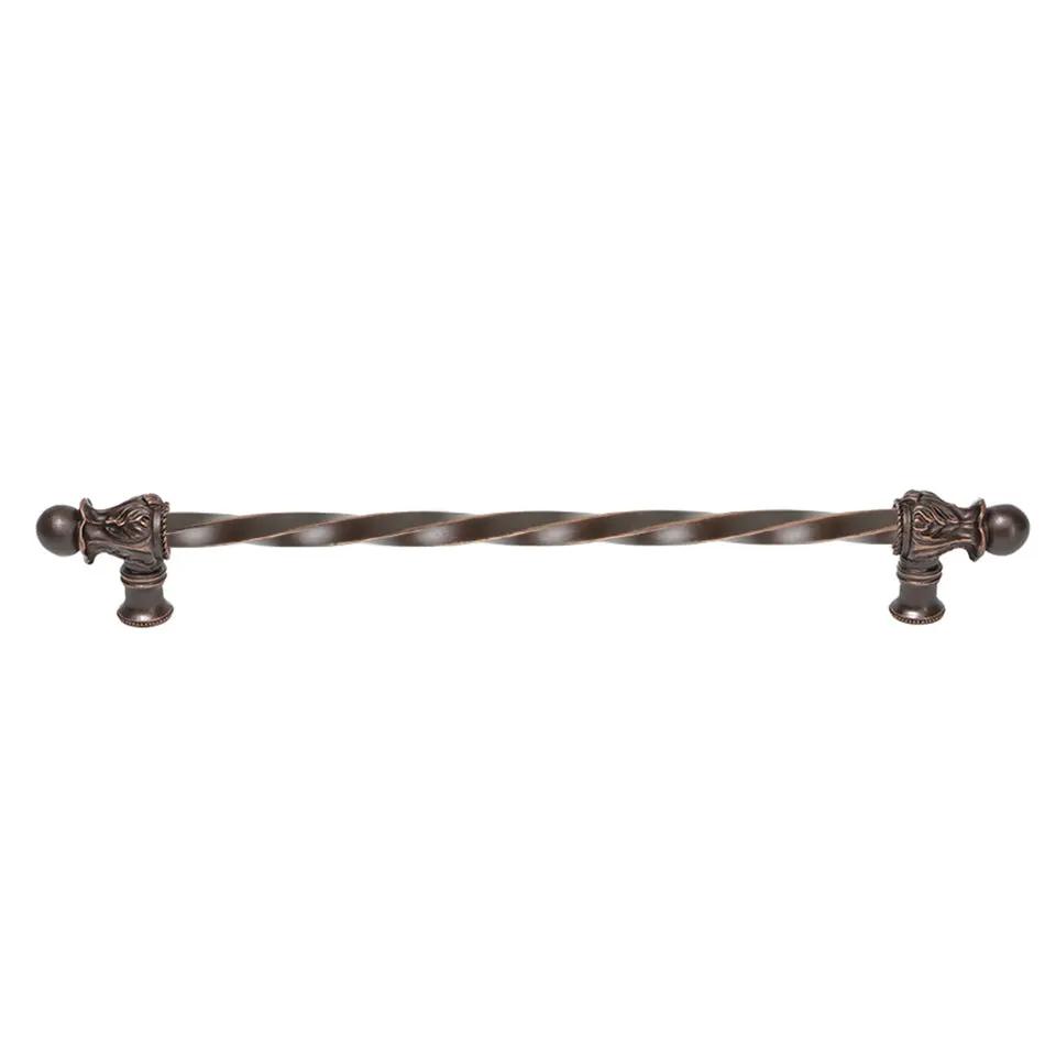 Carpe Diem Acanthus II Romanesque Style Long Pull - 1/2" Twist Bar by Carpe Diem