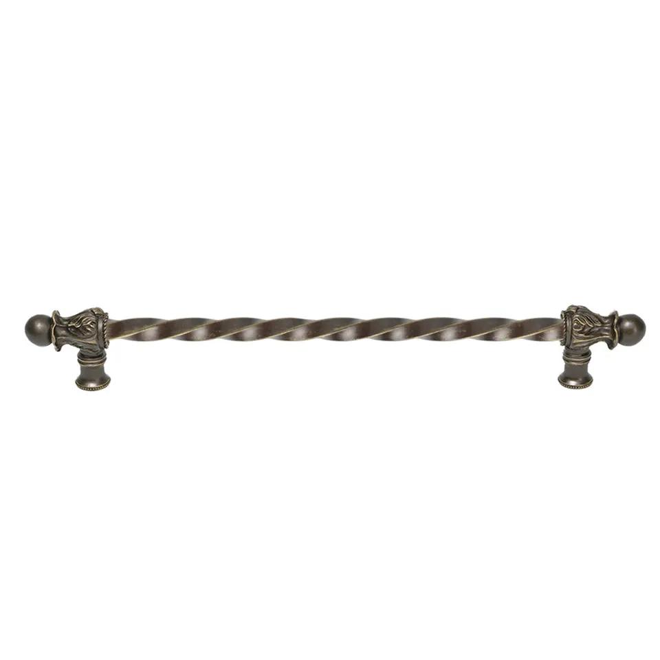 Carpe Diem Acanthus II Romanesque Style Long Pull - 1/2" Twist Bar by Carpe Diem