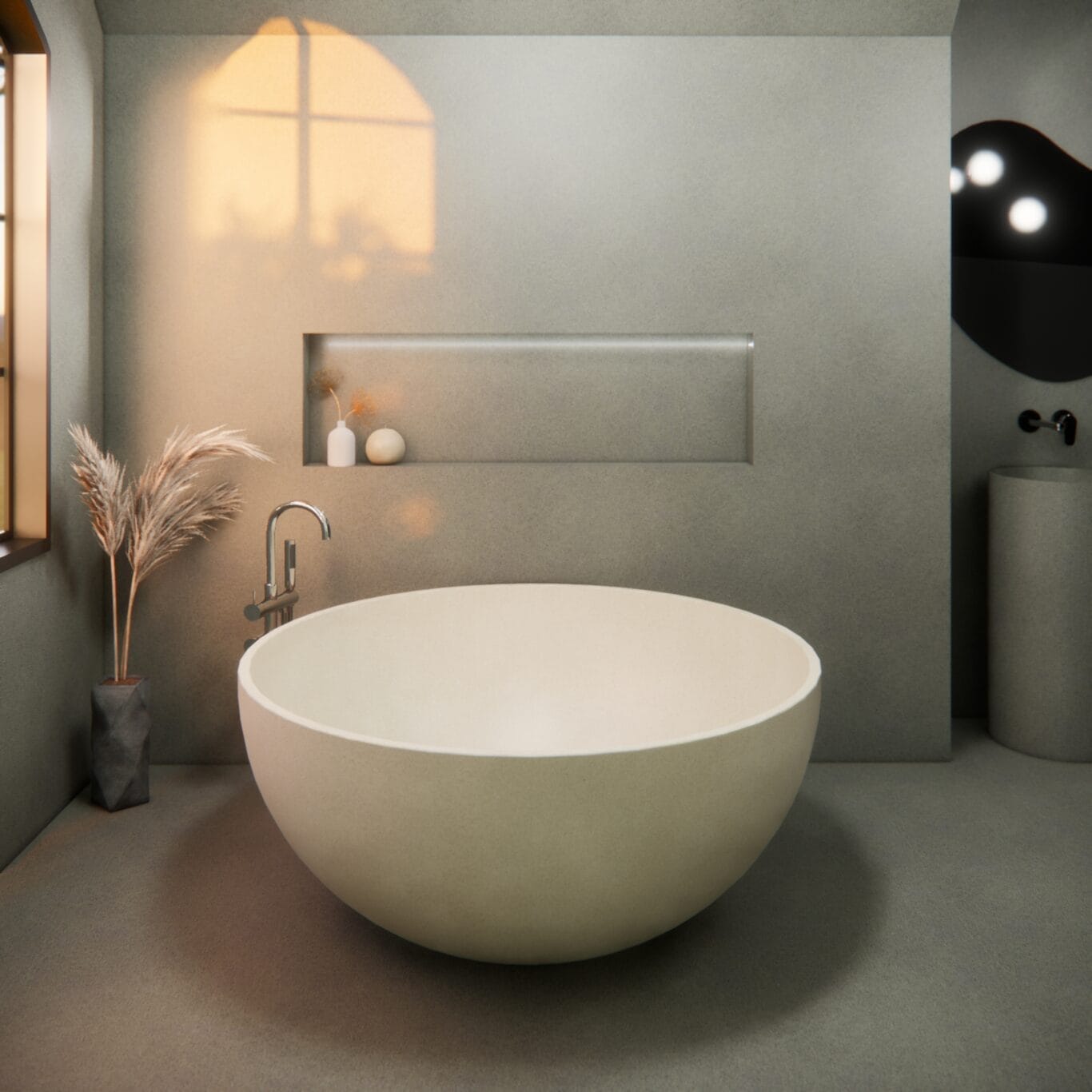 Balux Kopa 55 Concrete Freestanding Bathtub