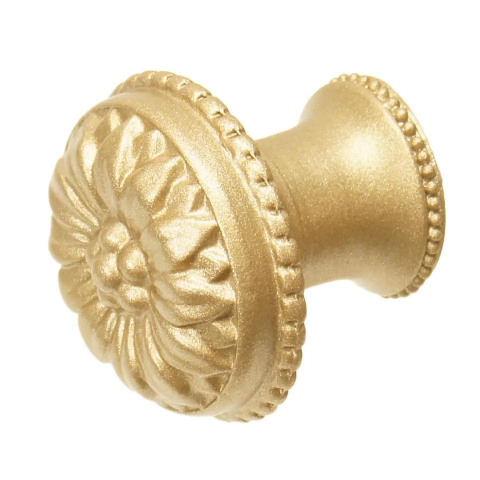 soft gold cabinet knob