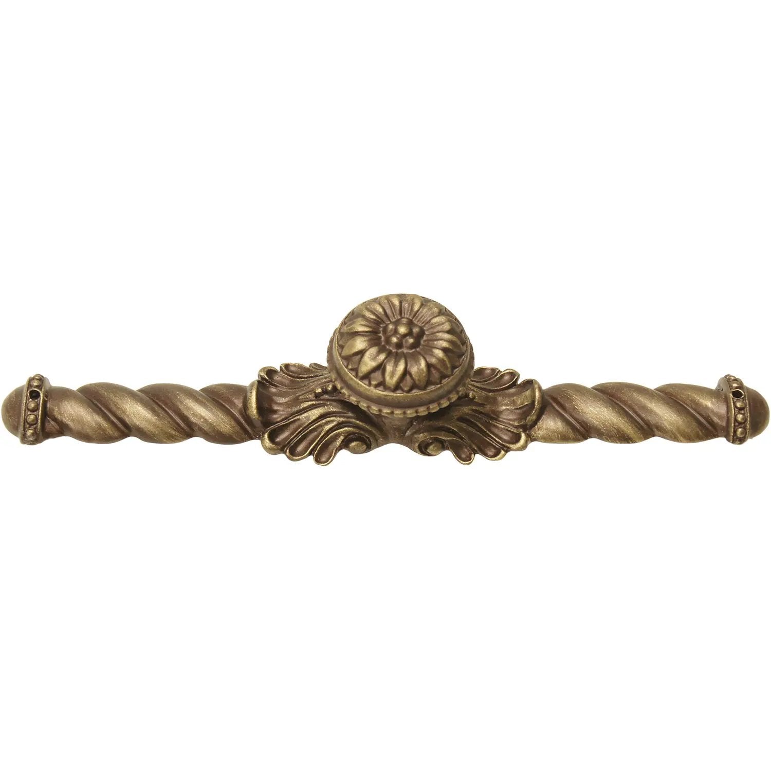 Carpe Diem Acanthus I Large Knob with Flared Foot Rosette Style by Carpe Diem