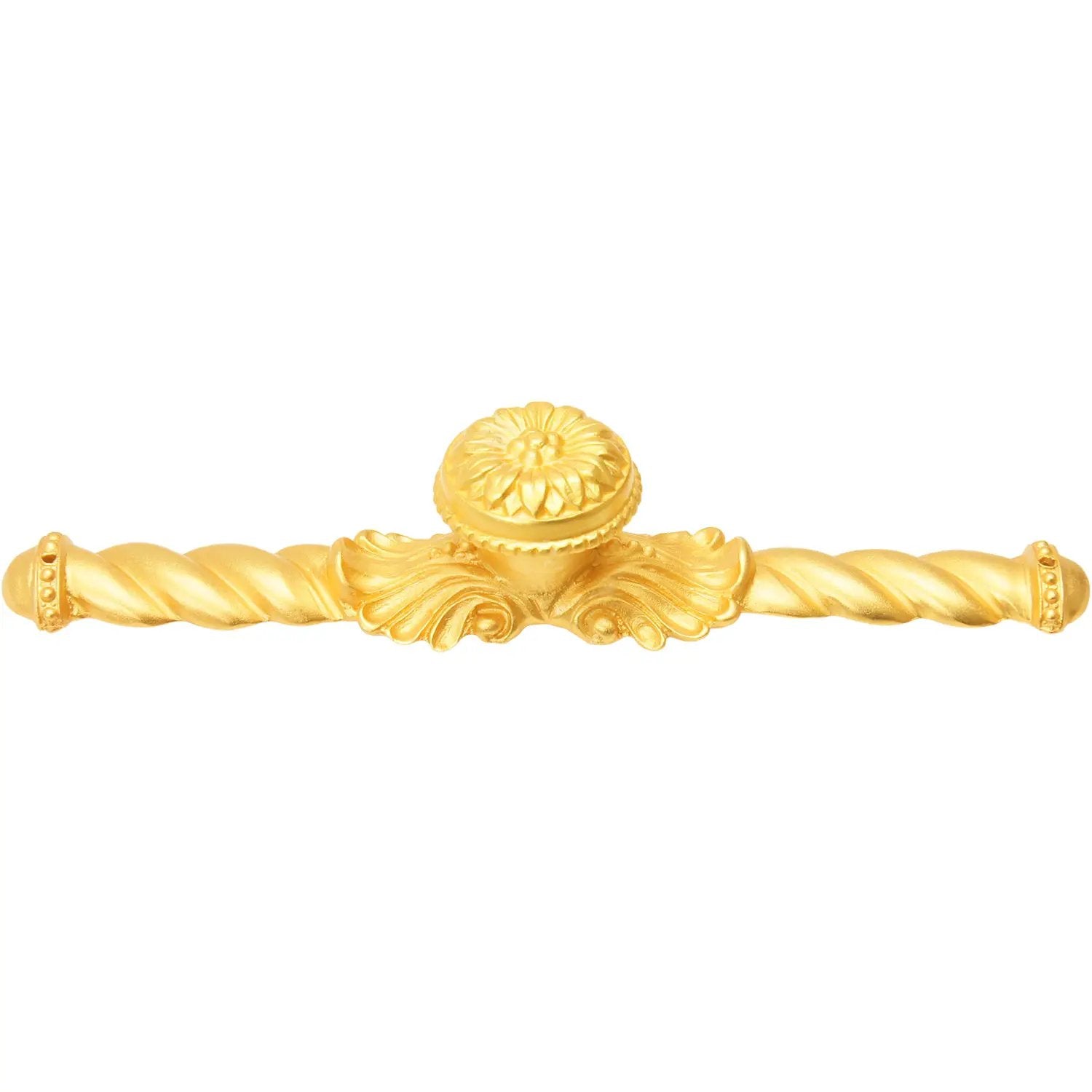 Carpe Diem Acanthus I Large Knob with Flared Foot Rosette Style by Carpe Diem