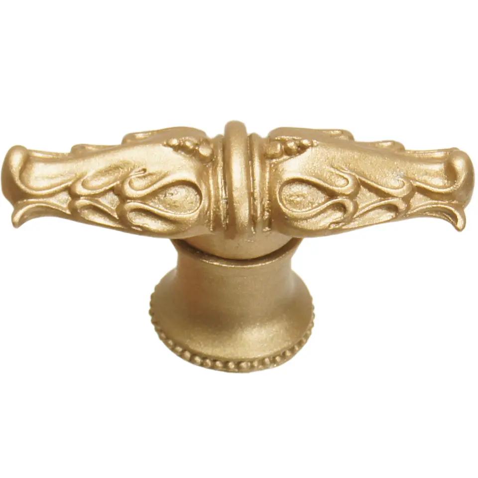 Carpe Diem Acanthus II Leaves Large Knob with Flared Foot Romanesque Style by Carpe Diem