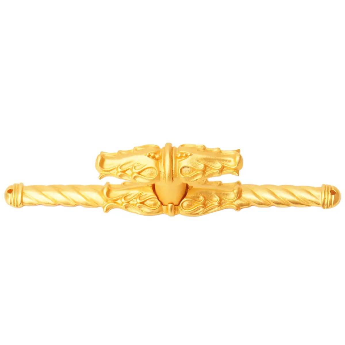 Carpe Diem Acanthus II Leave Large Knob with Rope Large Backplate Romanesque Style by Carpe Diem