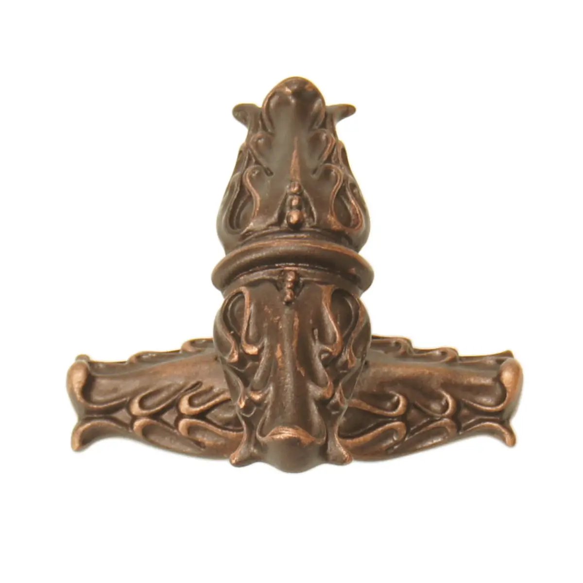 Carpe Diem Acanthus II Leave Large Knob with Rope Small Backplate Romanesque Style by Carpe Diem