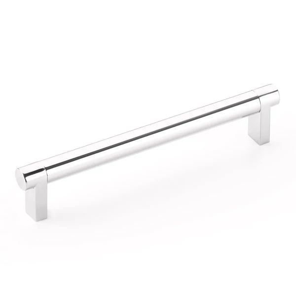 polished chrome cabinet pull