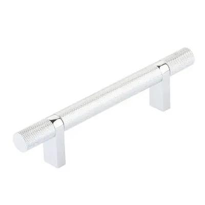 polished chrome cabinet pull