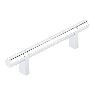 polished chrome cabinet pull