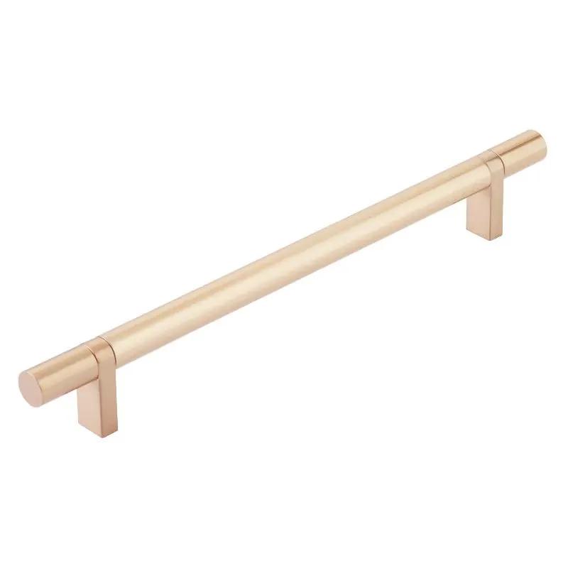 Emtek Select 8" CC Rectangular Bar Stem Bar Cabinet Pull by Emtek