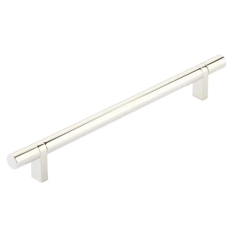 Emtek Select 8" CC Rectangular Bar Stem Bar Cabinet Pull by Emtek