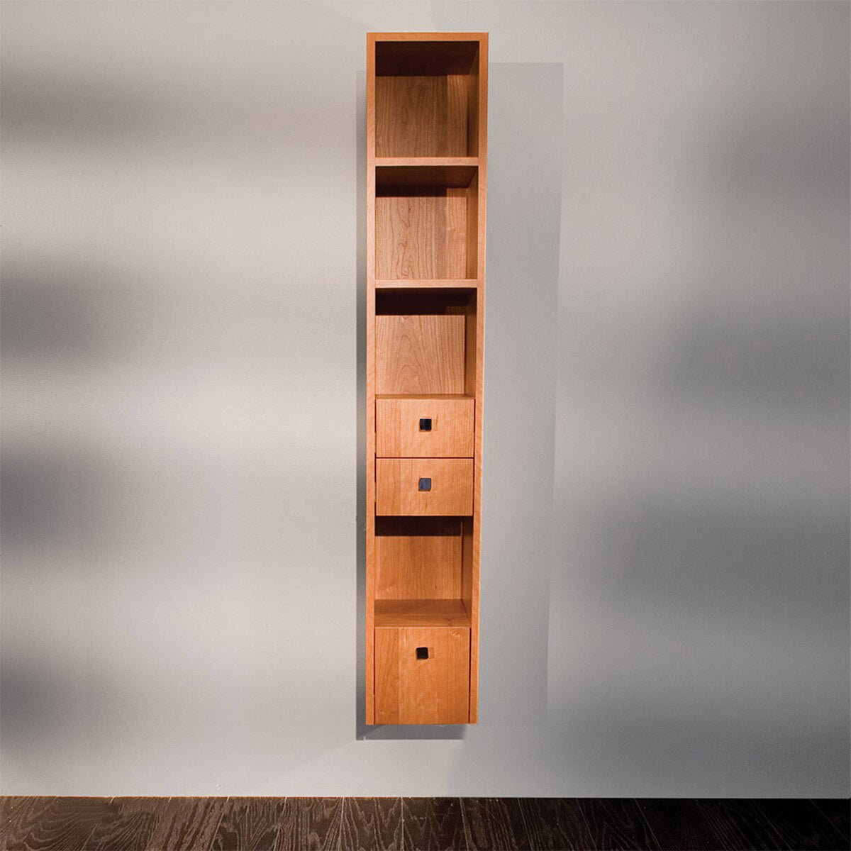 natural cherry storage cabinet