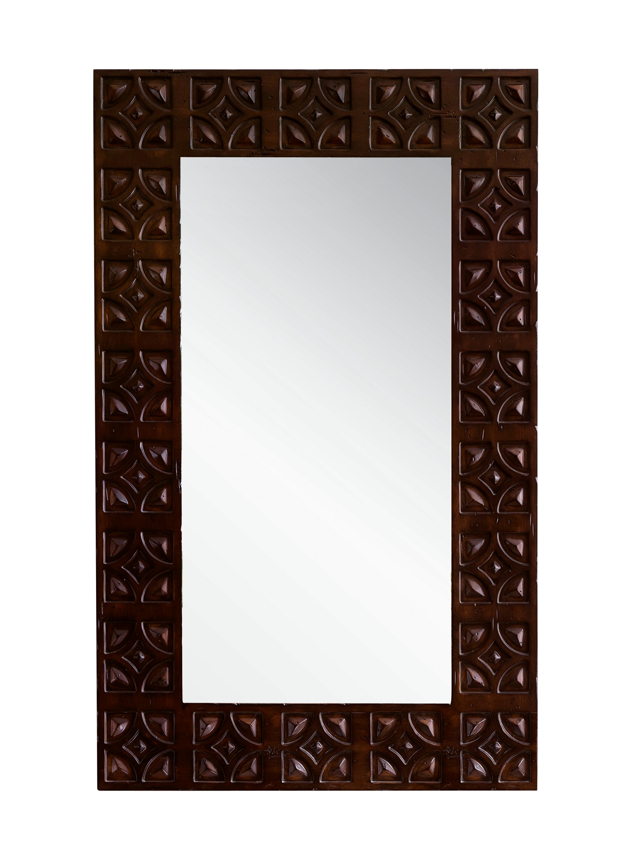 antique walnut balmoral mirror