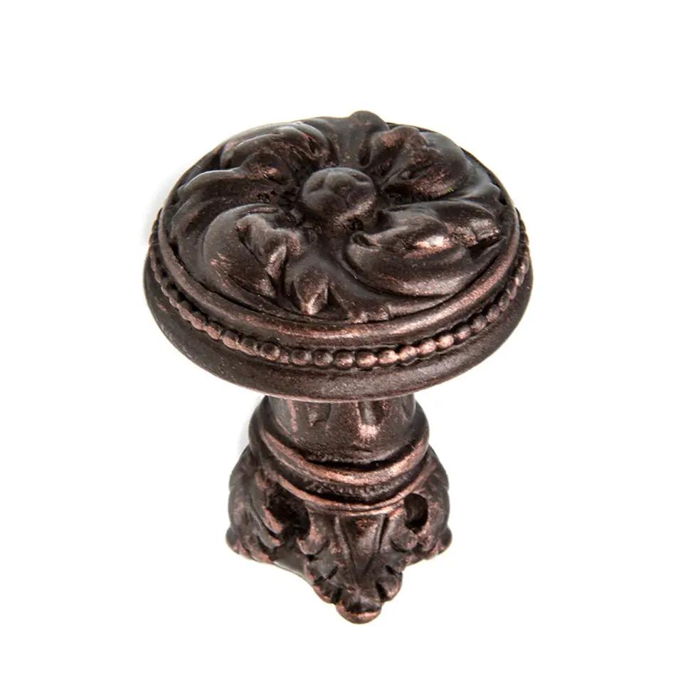 Carpe Diem Acanthus I and Beaded Knob with Column Base Rosette Style by Carpe Diem