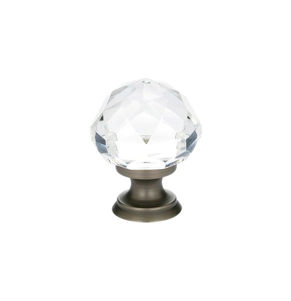 Emtek Diamond Glass Cabinet Knob