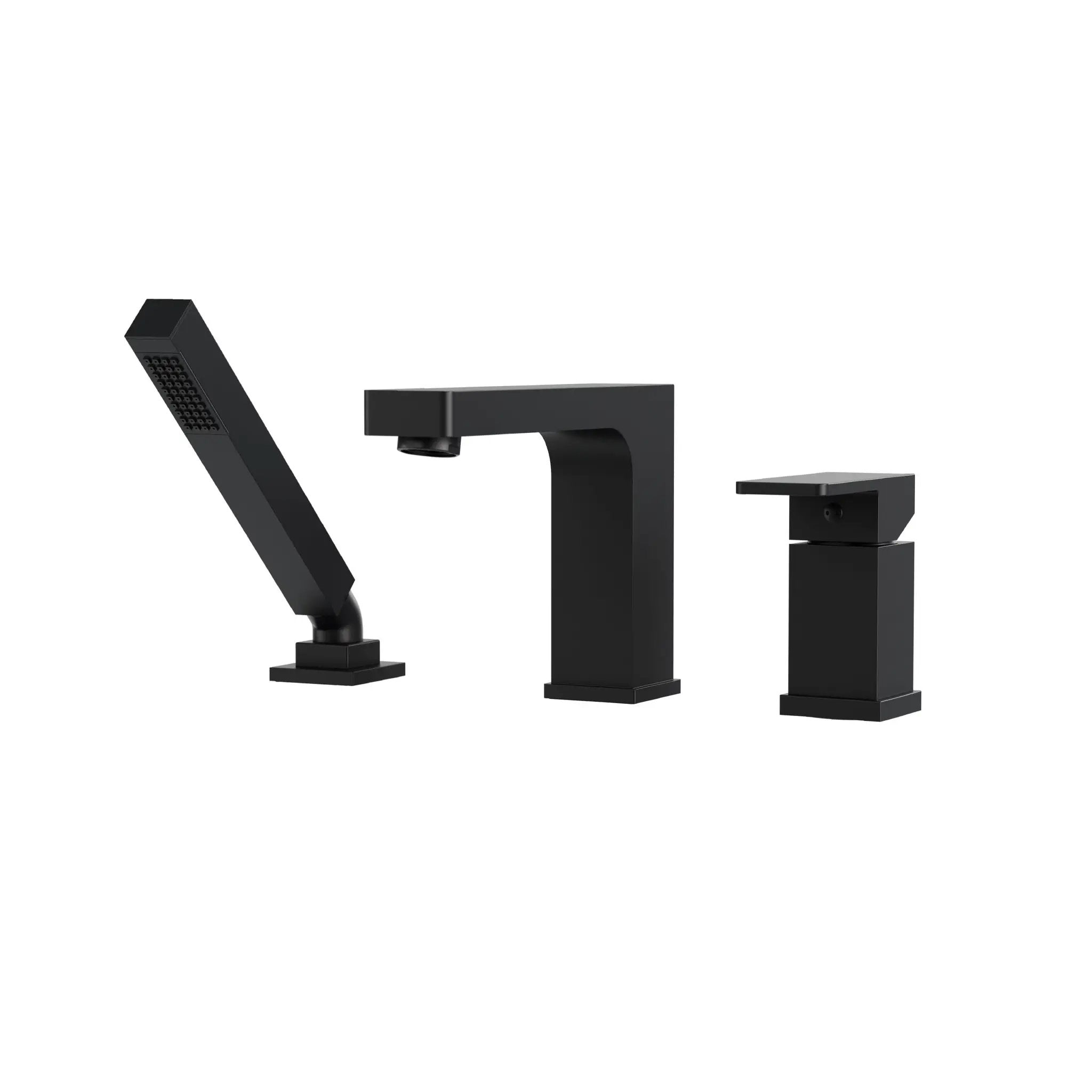 Aquabrass Madison 3Pc Deck Tub Filler with Handshower by Aquabrass