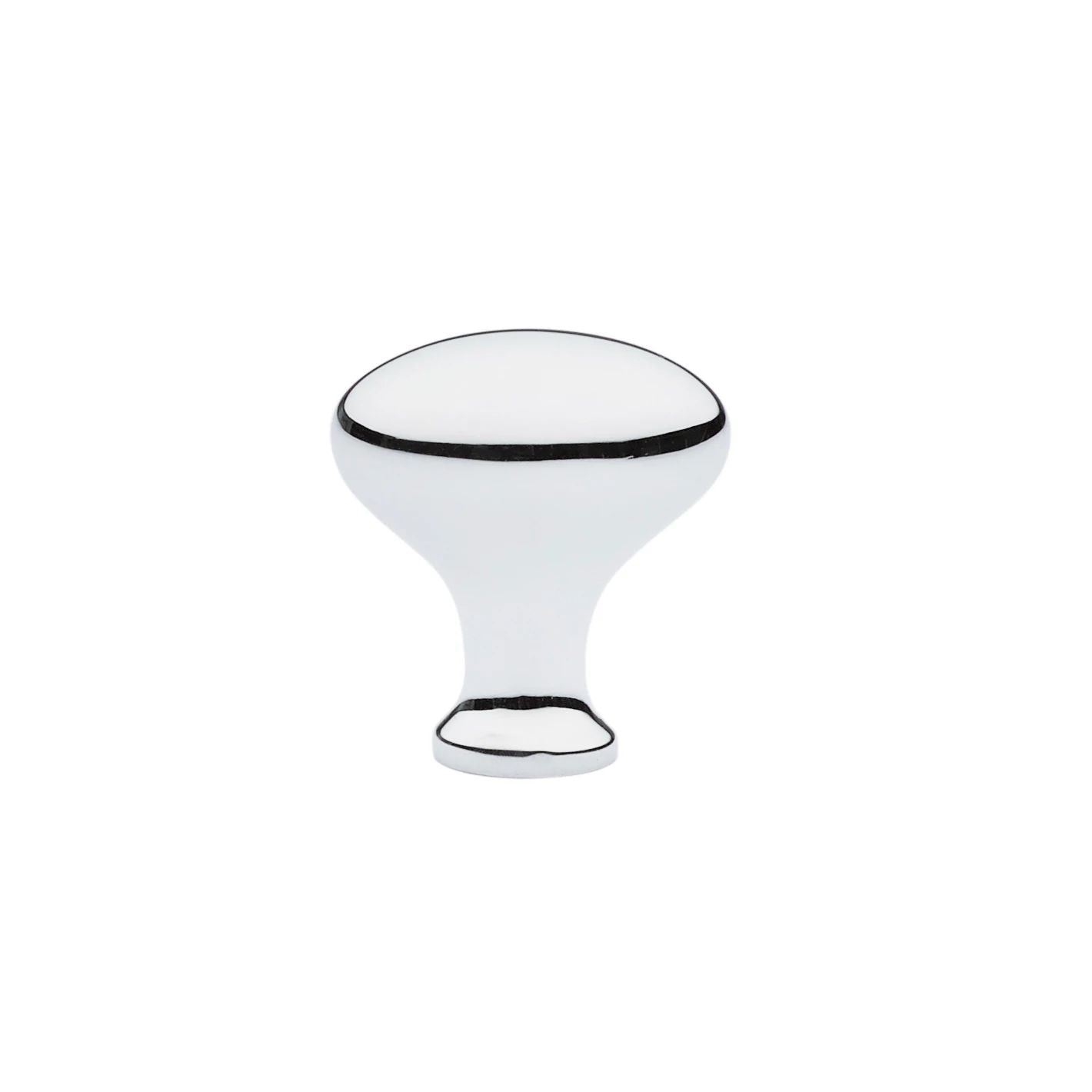 polished chrome cabinet knob