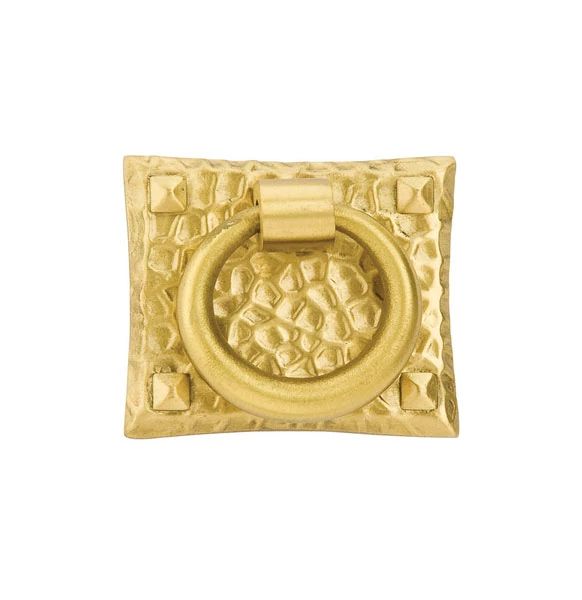 satin brass pull