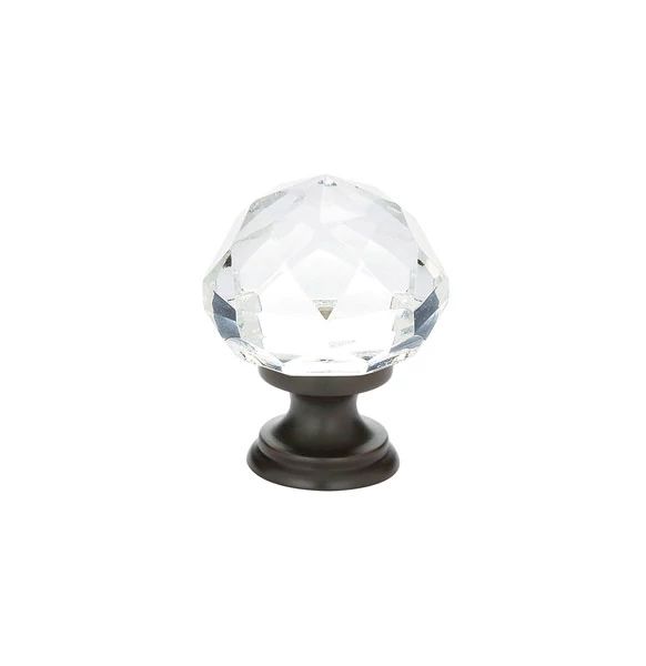 Emtek Diamond Glass Cabinet Knob